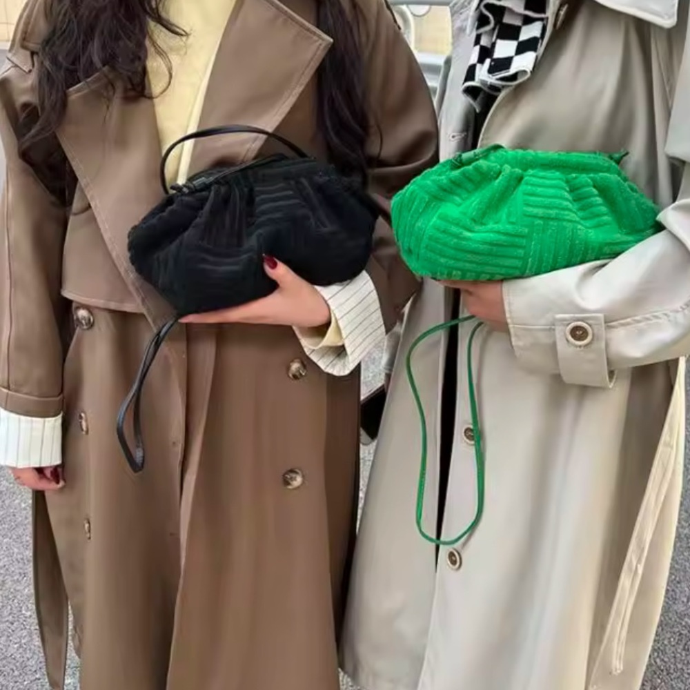 The 70’s Are Calling!!! Green Terry Cloth Bag!!